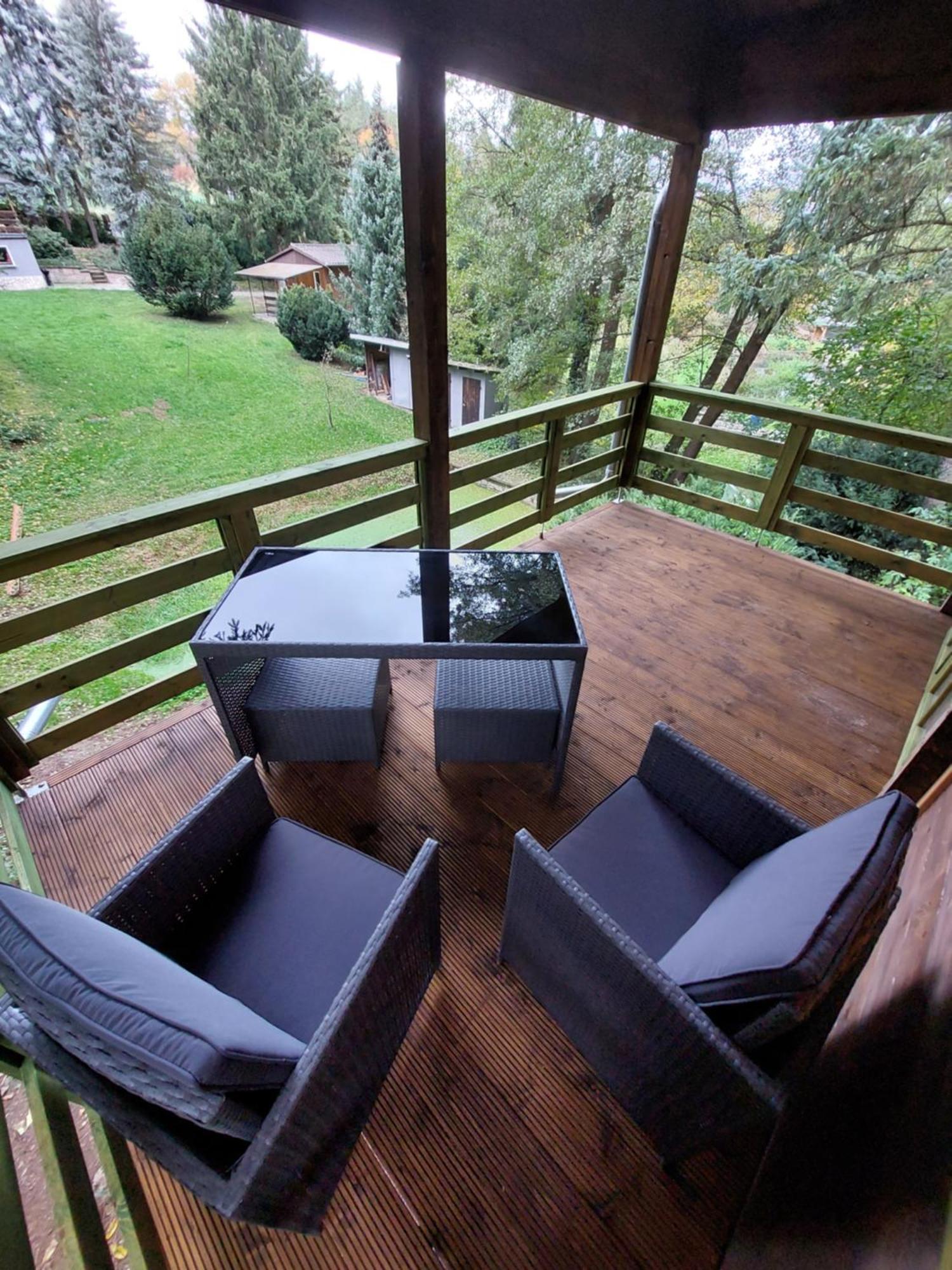 Апартаменты Tiny House Am Teich Garnsdorf Экстерьер фото